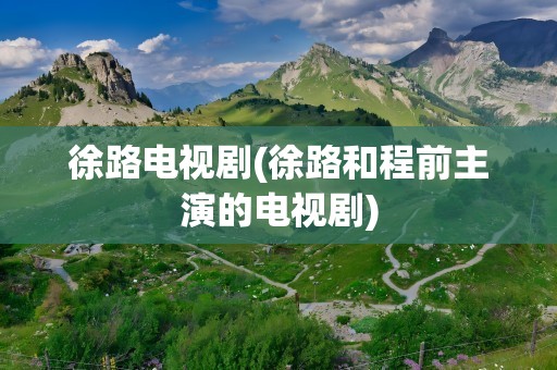 徐路电视剧(徐路和程前主演的电视剧)