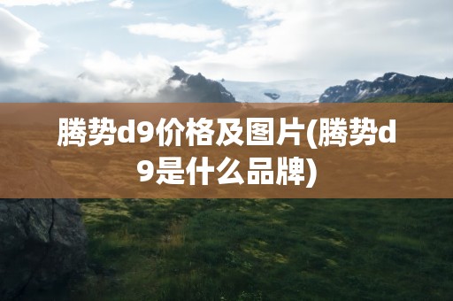 腾势d9价格及图片(腾势d9是什么品牌)
