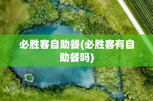 必胜客自助餐(必胜客有自助餐吗)