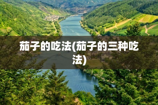 茄子的吃法(茄子的三种吃法)