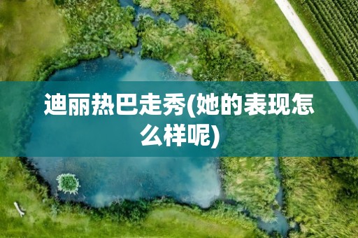迪丽热巴走秀(她的表现怎么样呢)