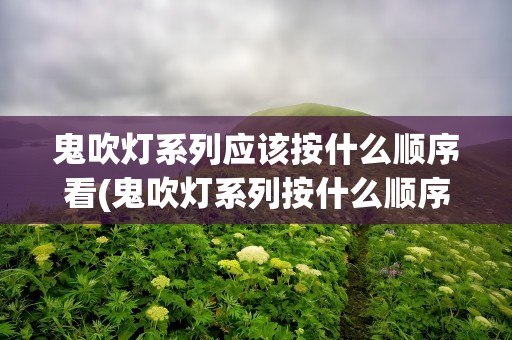 鬼吹灯系列应该按什么顺序看(鬼吹灯系列按什么顺序看)