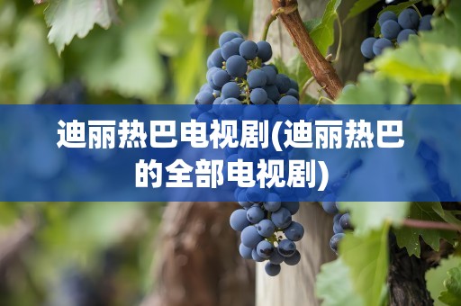 迪丽热巴电视剧(迪丽热巴的全部电视剧)