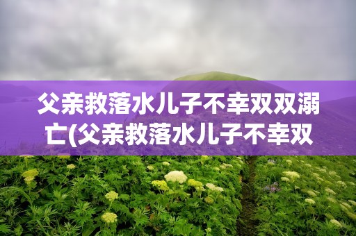 父亲救落水儿子不幸双双溺亡(父亲救落水儿子不幸双双溺亡,不幸溺水后该如何自救)
