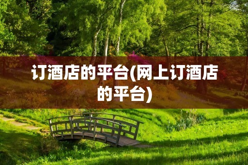 订酒店的平台(网上订酒店的平台)
