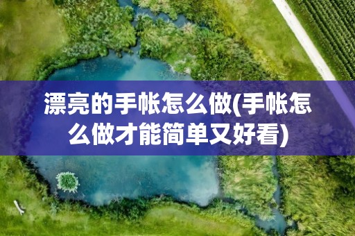 漂亮的手帐怎么做(手帐怎么做才能简单又好看)