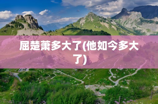 屈楚萧多大了(他如今多大了)