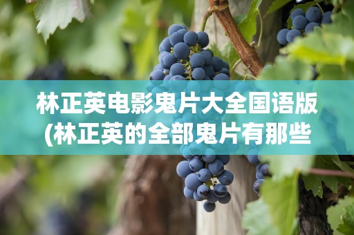 林正英电影鬼片大全国语版(林正英的全部鬼片有那些)