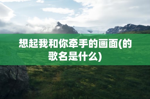 想起我和你牵手的画面(的歌名是什么)
