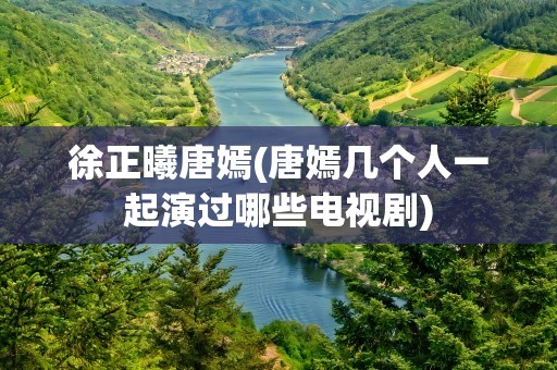 徐正曦唐嫣(唐嫣几个人一起演过哪些电视剧)