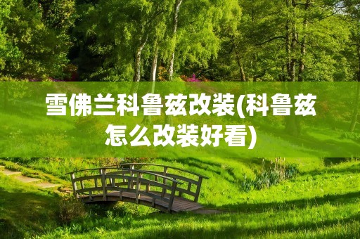 雪佛兰科鲁兹改装(科鲁兹怎么改装好看)