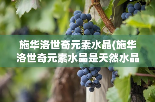 施华洛世奇元素水晶(施华洛世奇元素水晶是天然水晶吗)