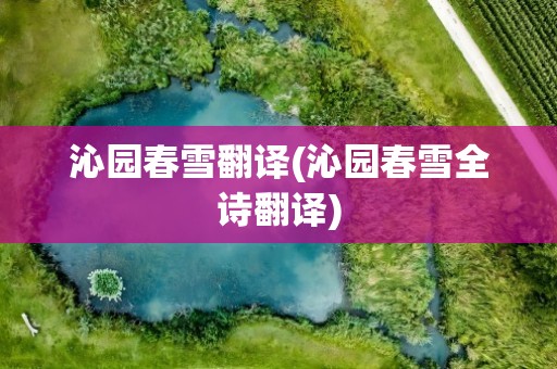 沁园春雪翻译(沁园春雪全诗翻译)