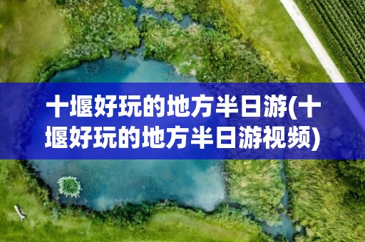 十堰好玩的地方半日游(十堰好玩的地方半日游视频)