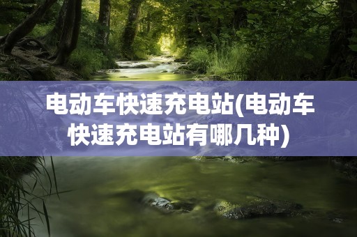 电动车快速充电站(电动车快速充电站有哪几种)