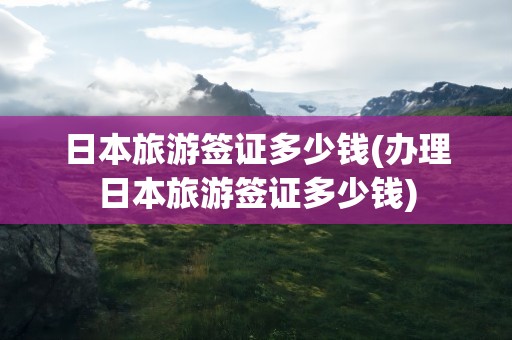 日本旅游签证多少钱(办理日本旅游签证多少钱)