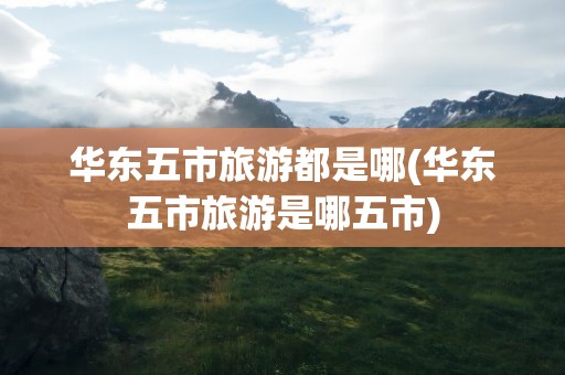 华东五市旅游都是哪(华东五市旅游是哪五市)