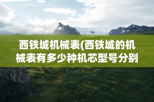 西铁城机械表(西铁城的机械表有多少种机芯型号分别是什么)