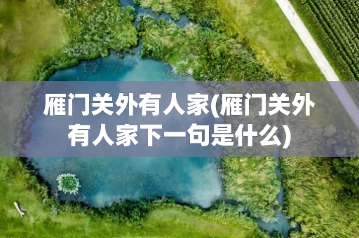 雁门关外有人家(雁门关外有人家下一句是什么)