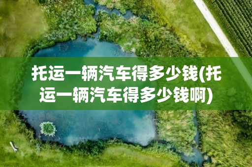 托运一辆汽车得多少钱(托运一辆汽车得多少钱啊)