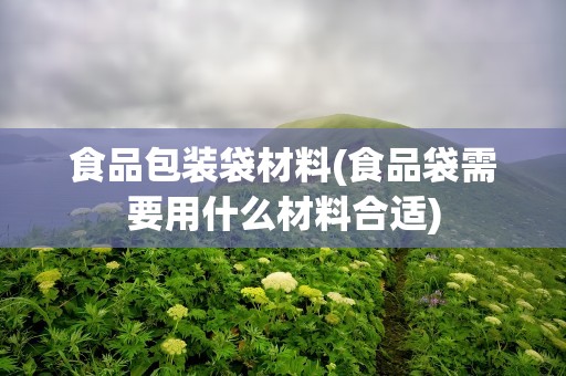 食品包装袋材料(食品袋需要用什么材料合适)