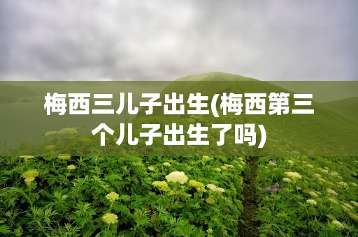 梅西三儿子出生(梅西第三个儿子出生了吗)