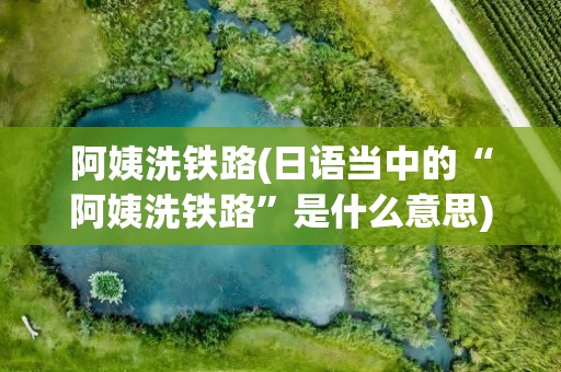 阿姨洗铁路(日语当中的“阿姨洗铁路”是什么意思)