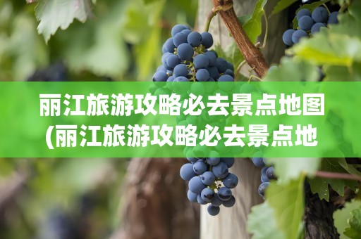丽江旅游攻略必去景点地图(丽江旅游攻略必去景点地图图片)