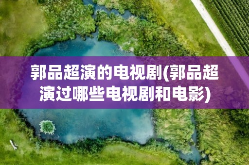 郭品超演的电视剧(郭品超演过哪些电视剧和电影)