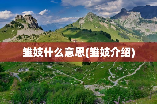 雏妓什么意思(雏妓介绍)