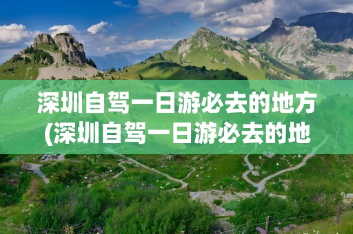 深圳自驾一日游必去的地方(深圳自驾一日游必去的地方推荐)