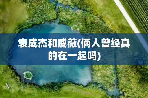 袁成杰和戚薇(俩人曾经真的在一起吗)