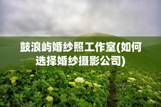 鼓浪屿婚纱照工作室(如何选择婚纱摄影公司)