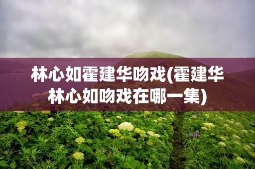 林心如霍建华吻戏(霍建华林心如吻戏在哪一集)