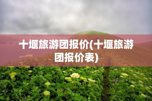 十堰旅游团报价(十堰旅游团报价表)