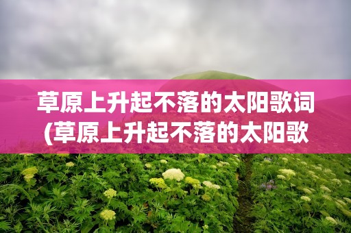 草原上升起不落的太阳歌词(草原上升起不落的太阳歌曲的歌词内容是什么)