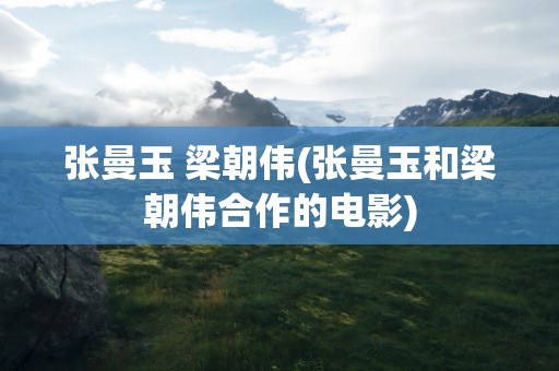 张曼玉 梁朝伟(张曼玉和梁朝伟合作的电影)