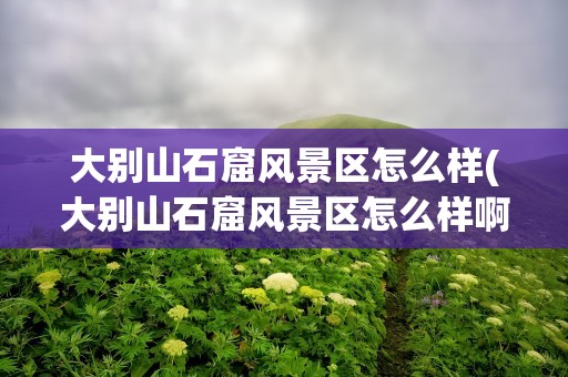 大别山石窟风景区怎么样(大别山石窟风景区怎么样啊)