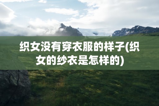 织女没有穿衣服的样子(织女的纱衣是怎样的)