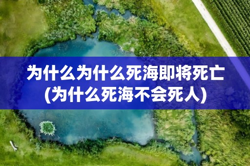 为什么为什么死海即将死亡(为什么死海不会死人)