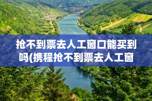 抢不到票去人工窗口能买到吗(携程抢不到票去人工窗口能买到吗)
