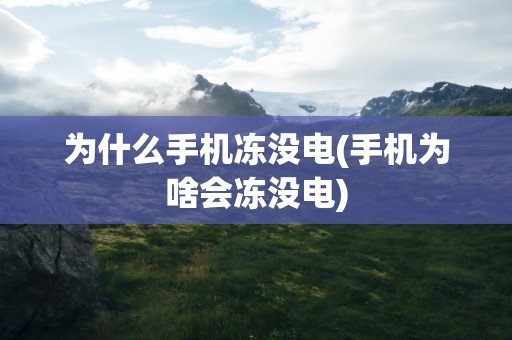 为什么手机冻没电(手机为啥会冻没电)