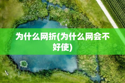 为什么网折(为什么网会不好使)