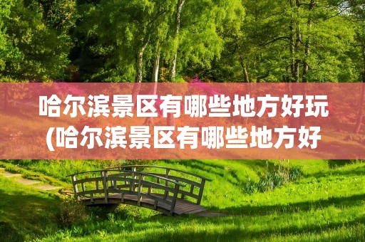 哈尔滨景区有哪些地方好玩(哈尔滨景区有哪些地方好玩的)