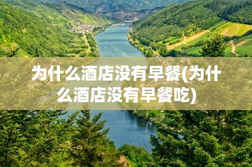 为什么酒店没有早餐(为什么酒店没有早餐吃)