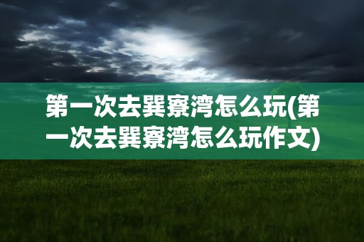 第一次去巽寮湾怎么玩(第一次去巽寮湾怎么玩作文)