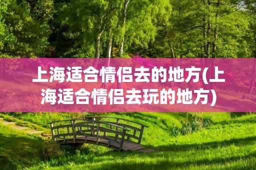 上海适合情侣去的地方(上海适合情侣去玩的地方)