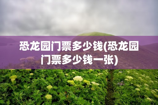恐龙园门票多少钱(恐龙园门票多少钱一张)