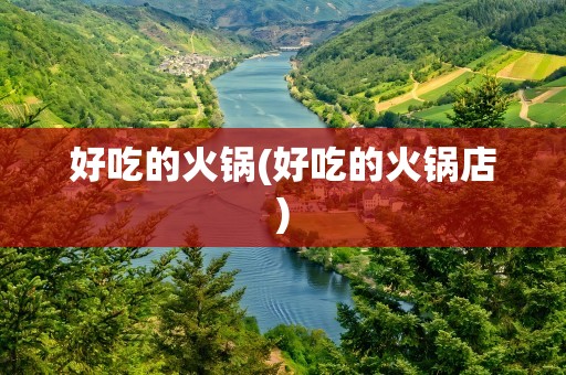 好吃的火锅(好吃的火锅店)