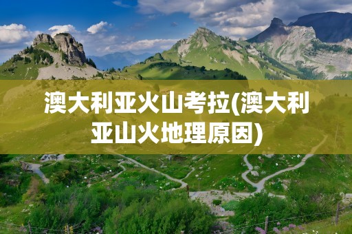 澳大利亚火山考拉(澳大利亚山火地理原因)